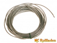 MC Rollladen! Drahtseil für Seilwinde ( 8 m lang), stärke 2,4 mm